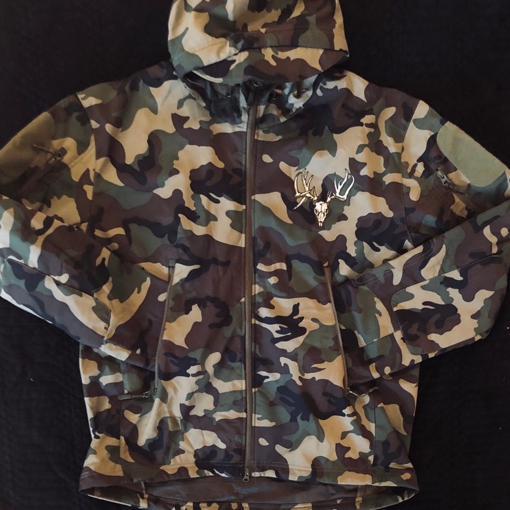 Men’s Tactical Army Green/Brown/Tan Camo Jacket